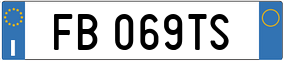 Truck License Plate